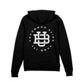 Monogram zip-up hoodie