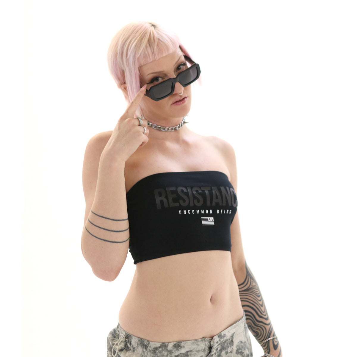 Resistance tube crop top - image 2